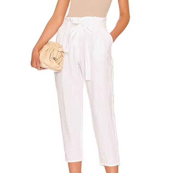 L'AGENCE Heather Paperbag Pant in Blanc 23 New SOLD OUT!!! - Picture 6 of 12